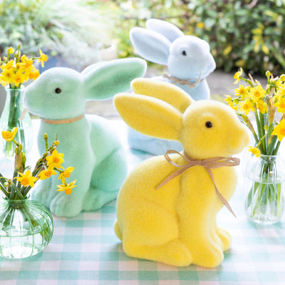 Yellow Bunny Table Decoration - 23.5cm