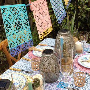 Pink Raffia Placemats - 2 Pack