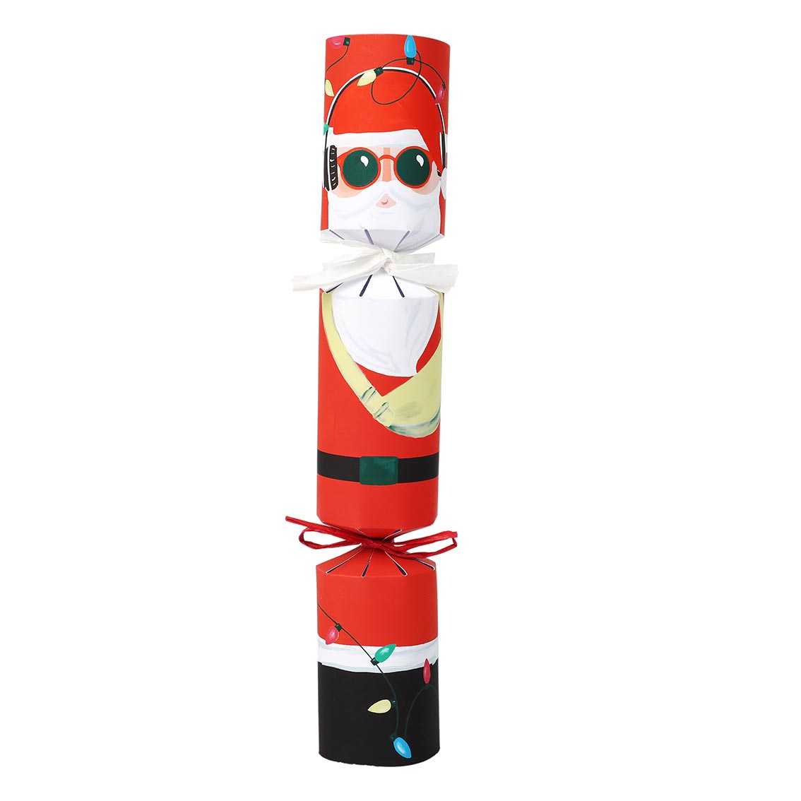 Santa Red Christmas Crackers - 6 Pack