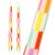 Multi Coloured Check Taper Dinner Candles - 2 Pack