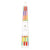 Multi Coloured Check Taper Dinner Candles - 2 Pack