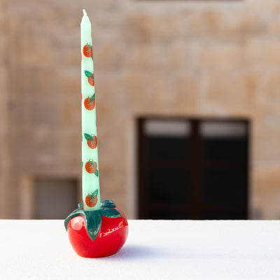 Tomato Ceramic Candle Holder - 6cm