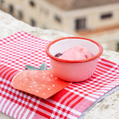 Strawberry Shaped Paper Napkins - 20 Pack