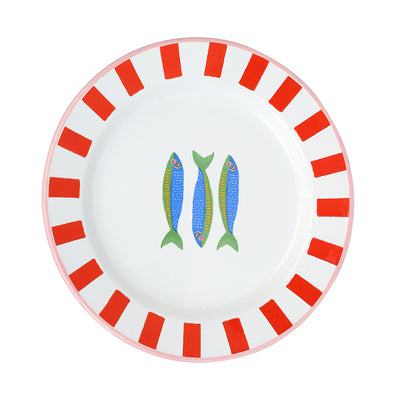 Fish Enamel Plate - 20cm