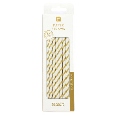 Mix & Match Gold Straws