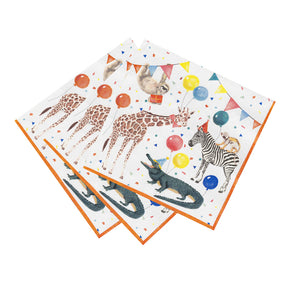 Party Safari Recycled Paper Napkins - 20 Pack