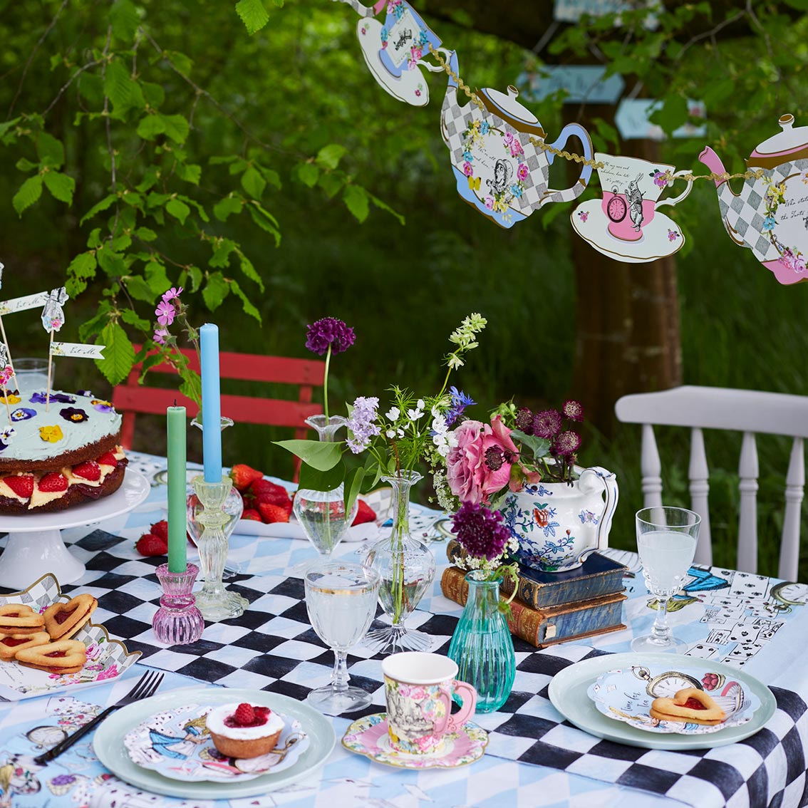 Kids tea party table hotsell