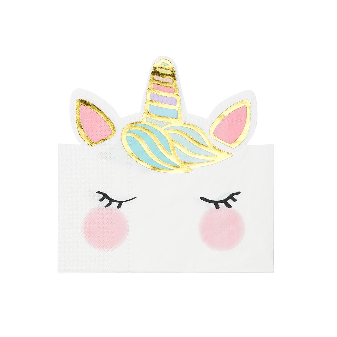 Unicorn Face Paper Napkins - 20 pack