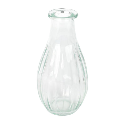 Clear Glass Bud Vase - 14cm