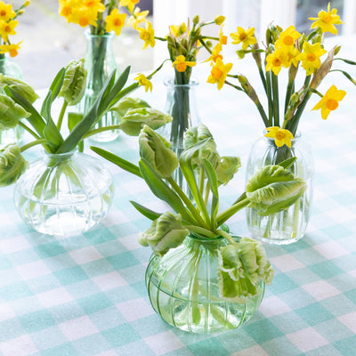 Clear Tall Glass Bud Vase – 12cm