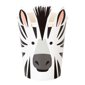 party animals zebra cups - Talking Tables