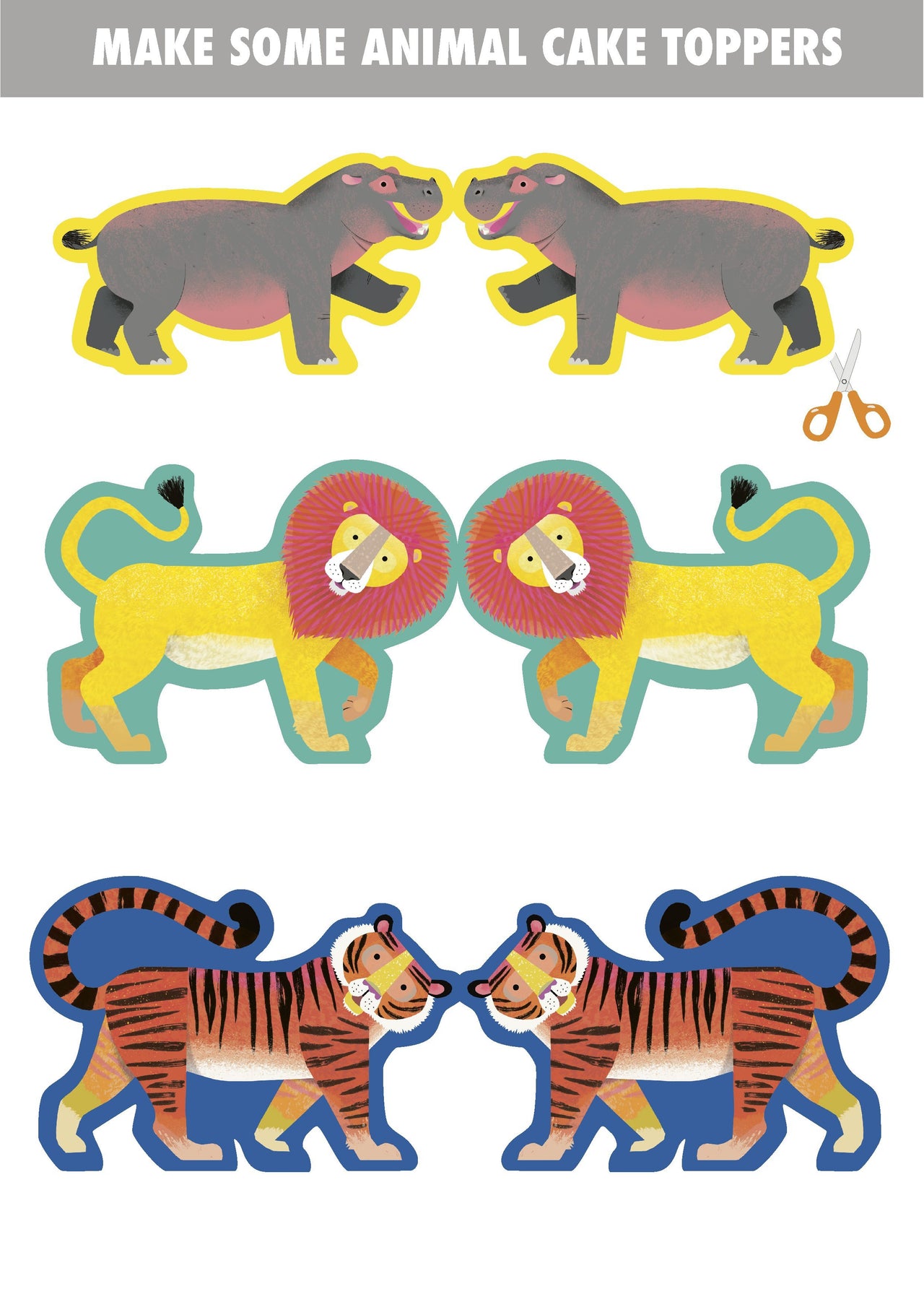 printable party animal - Talking Tables