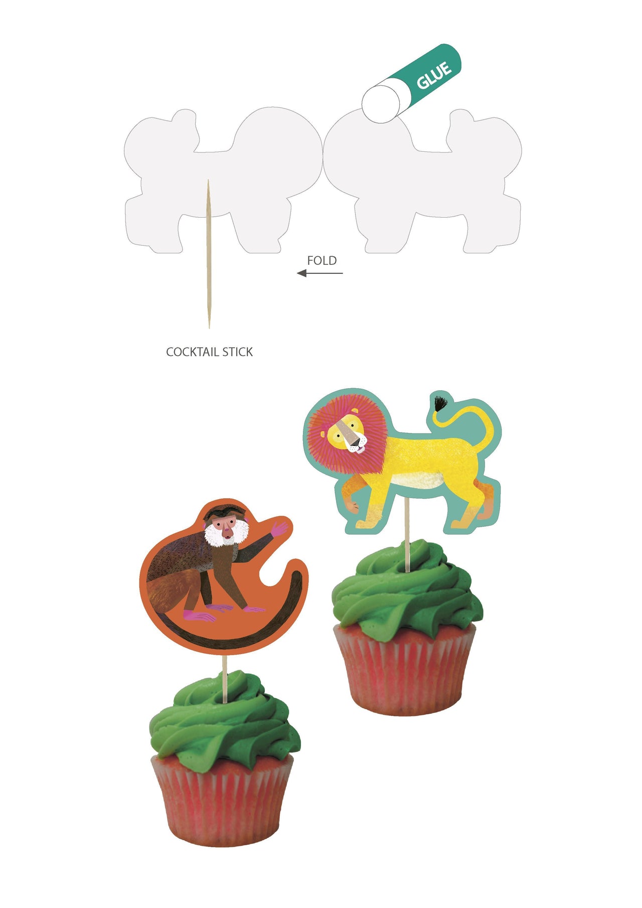 printable party animal - Talking Tables