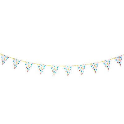 Birthday Brights Rainbow Star Bunting - Talking Tables UK Public