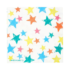 Birthday Brights Rainbow Star Napkins - Talking Tables UK Public