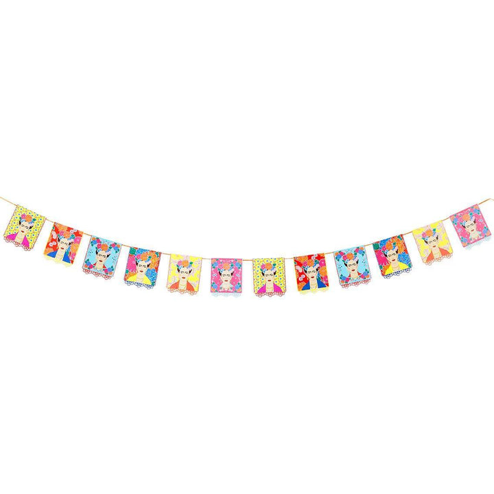 Colourful Frida Kahlo Bunting (3m) - Talking Tables UK