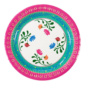 Floral Paper Plates - 12 Pack