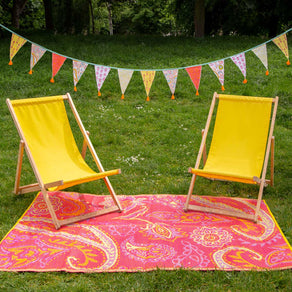 Waterproof Paisley Outdoor Rug