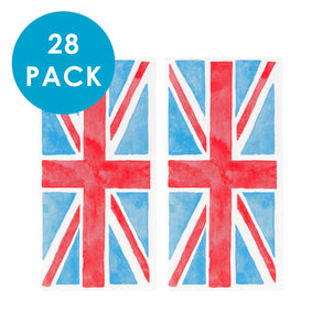 British Union Jack Paper Napkins - 28 Pack