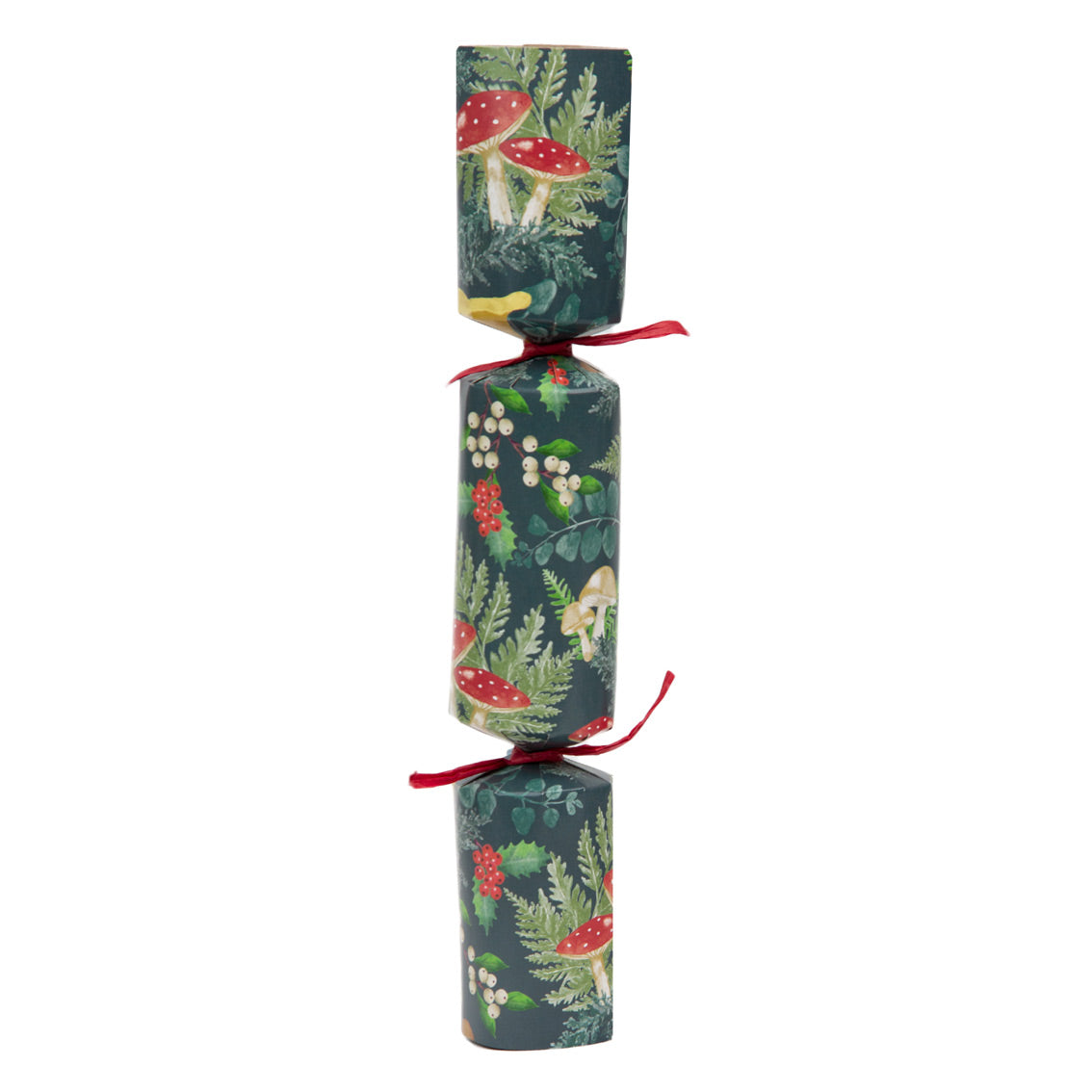 Luxury Woodland Forest Mushroom Christmas Crackers - 6 Pack