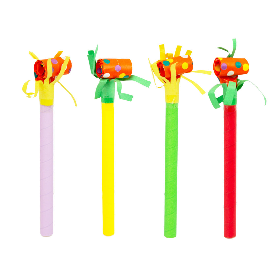 Plastic Free Party Blowers - 8 Pack