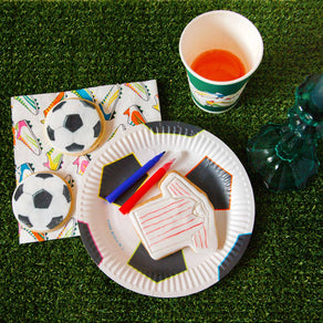 Recyclable Football Napkins - 20 Pack