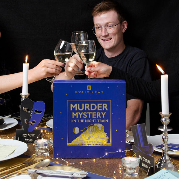 Murder Mystery On The Train Game for Dinner Party – Talking Tables