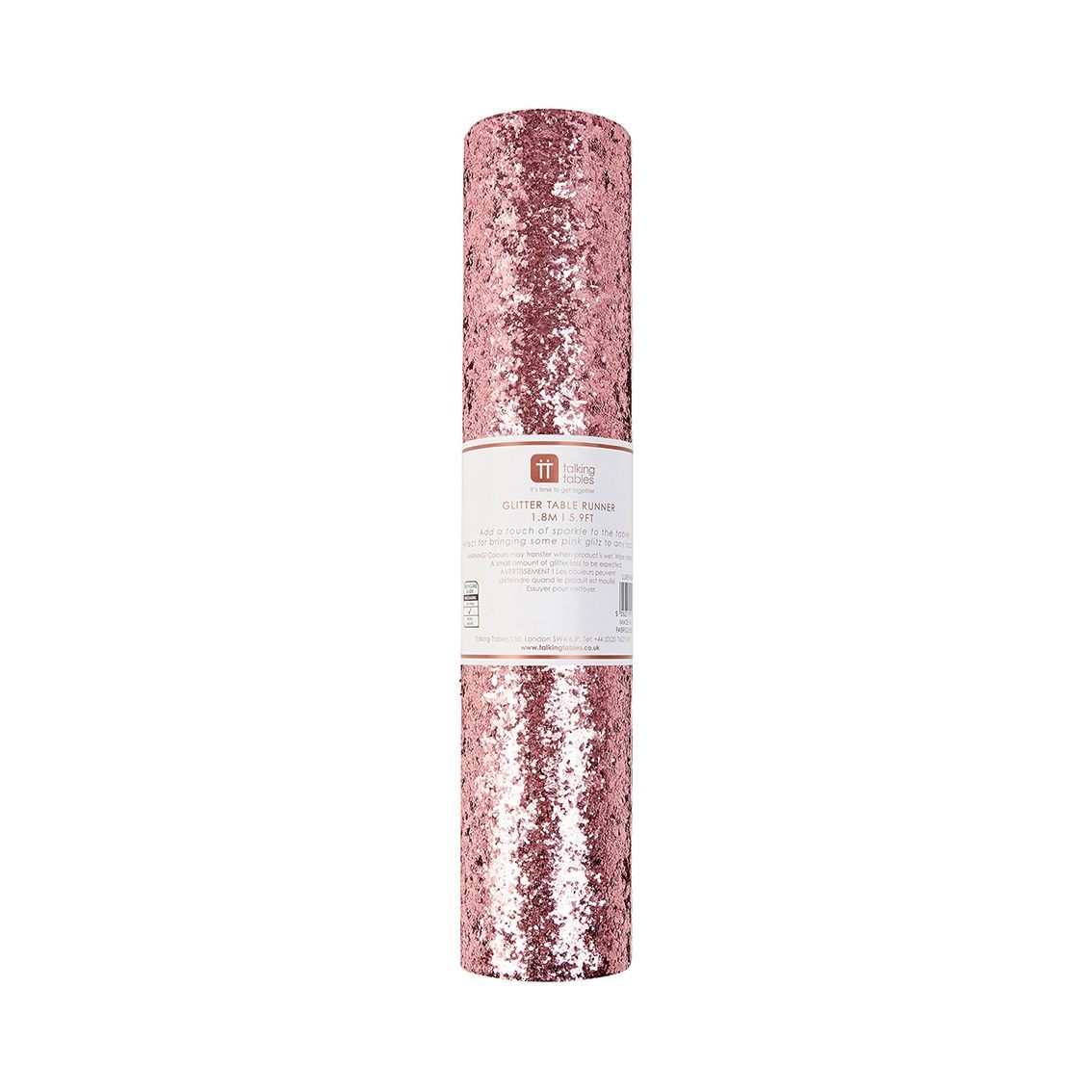 Pink Glitter Table Runner - 1.8m