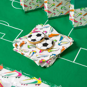 Recyclable Football Napkins - 20 Pack