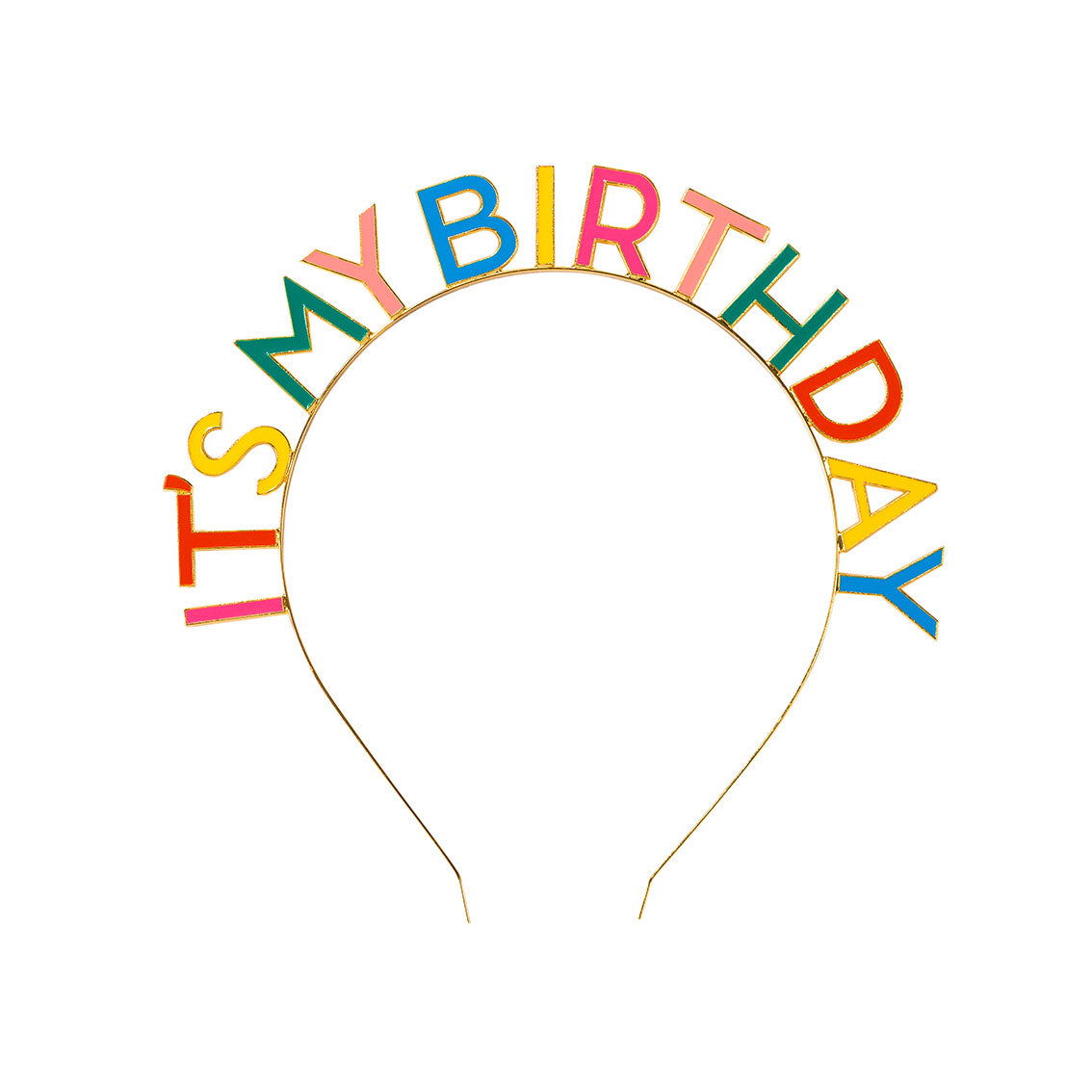 Rainbow 'It's My Birthday' Headband