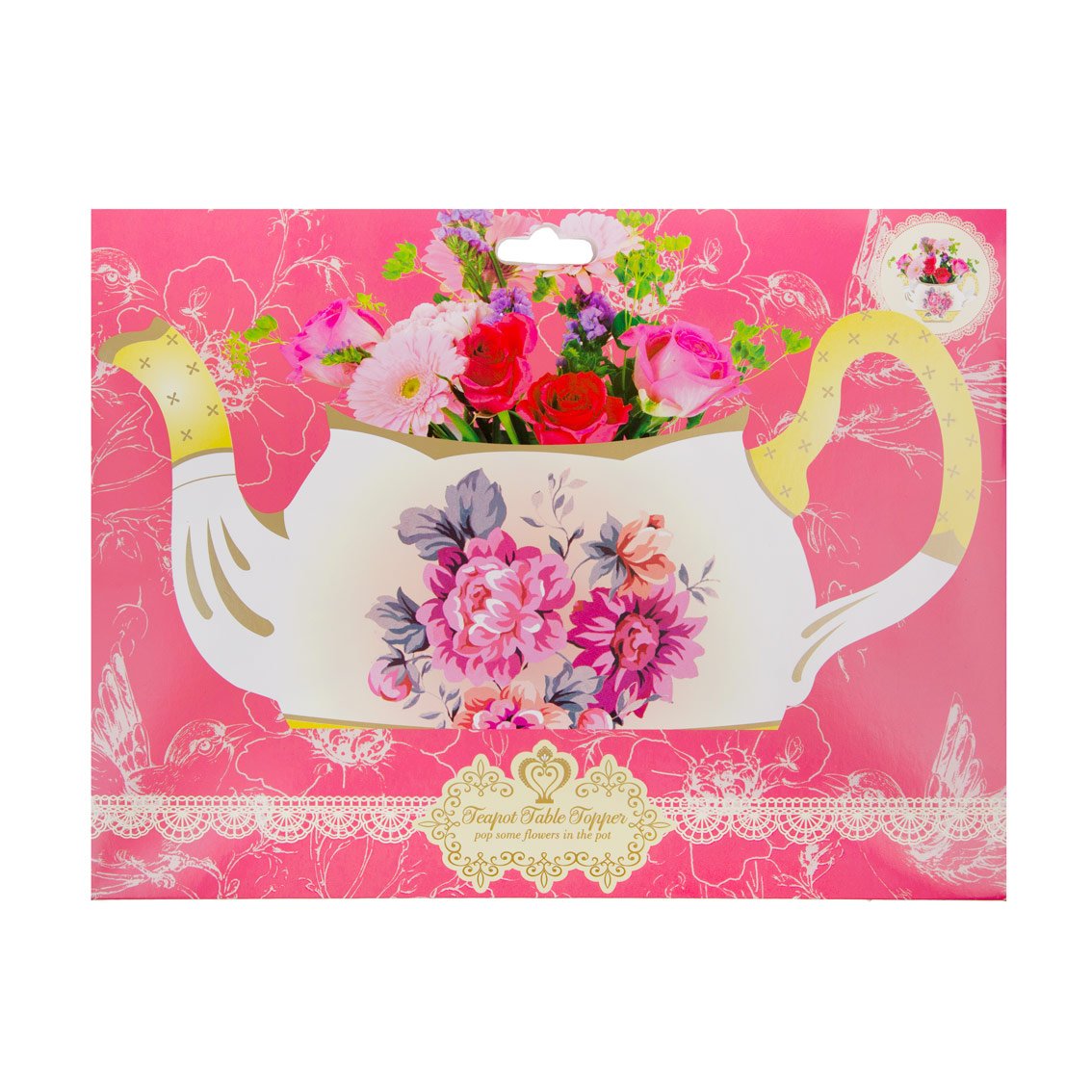 Floral Teapot Vase