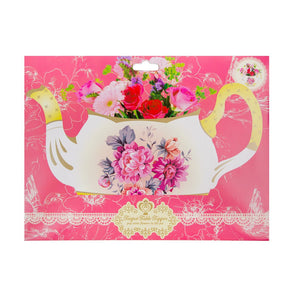 Floral Teapot Vase