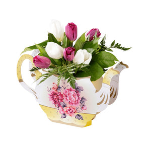 Floral Teapot Vase