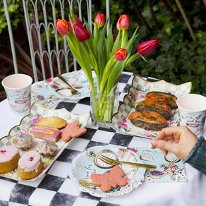 Truly Alice Blue Paper Plates - Talking Tables UK Public