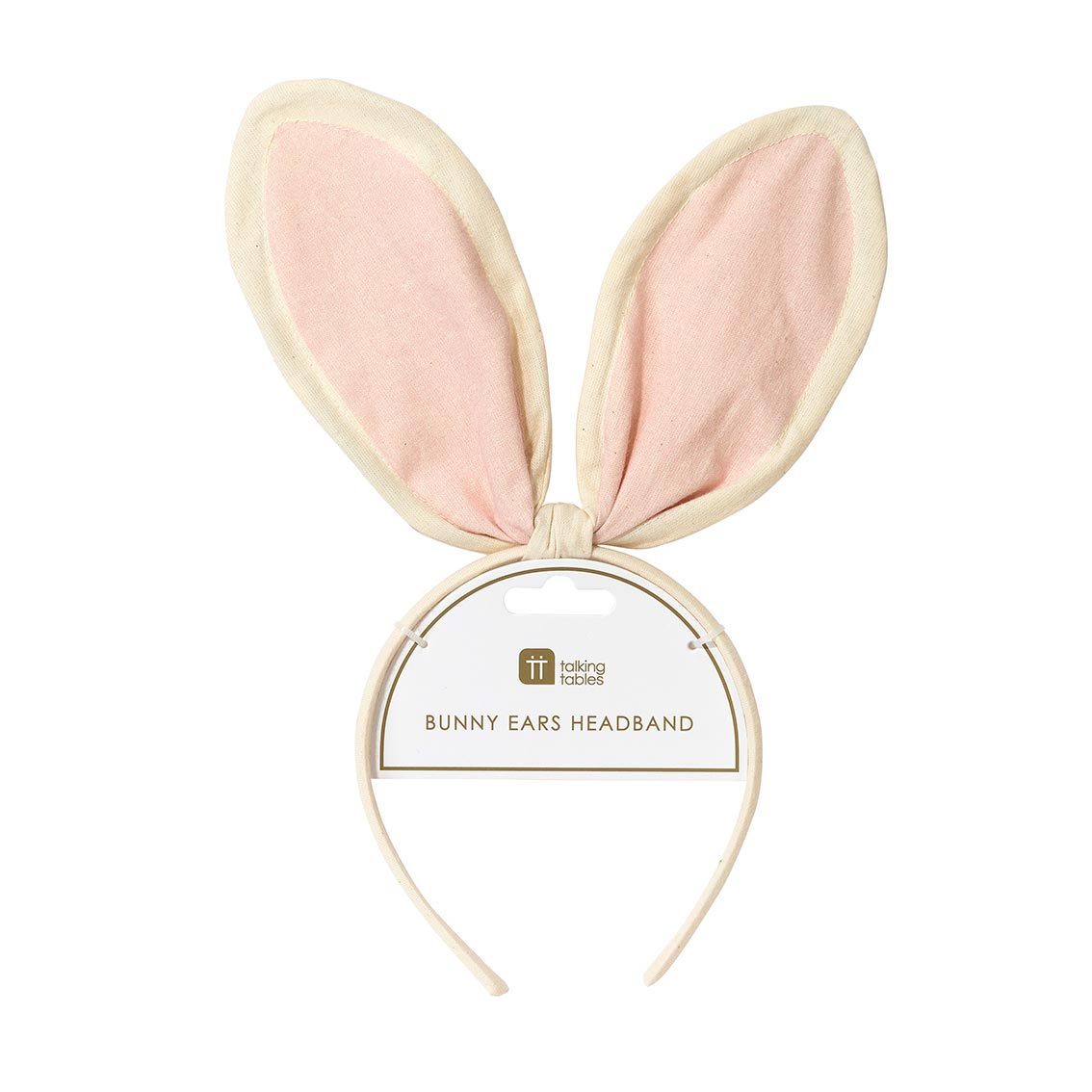 White Bunny Ears Headband